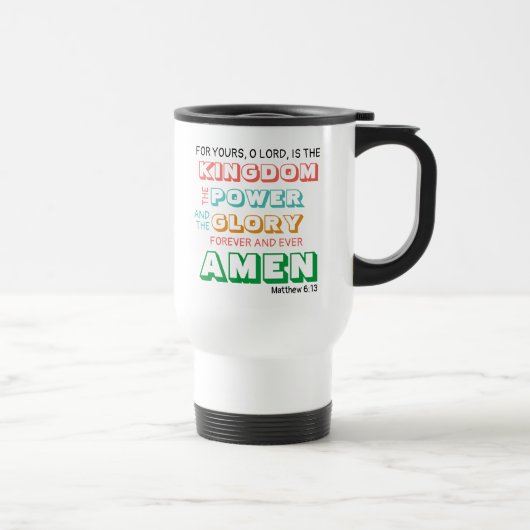 Mug De Voyage SEIGNEUR PRIER Christian (Droite)