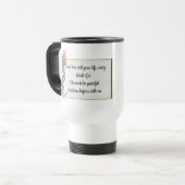 Mug De Voyage Selflove inspirational phrase (Devant gauche)