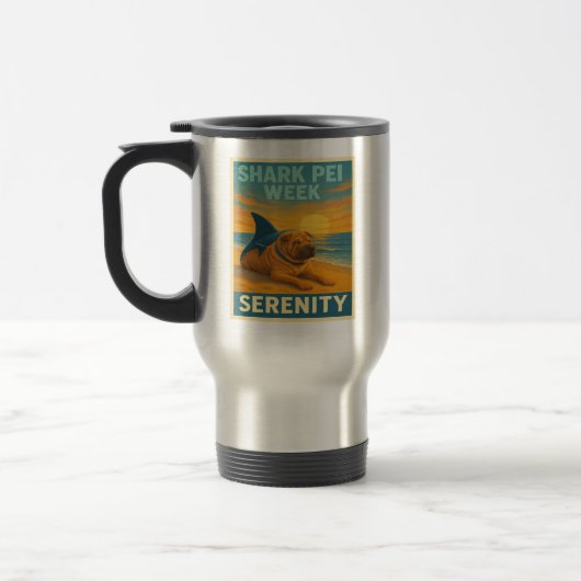 Mug De Voyage Semaine du requin Pei : Sérénité (Gauche)