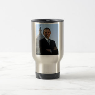 Mug De Voyage Sénateur américain, 44e président américain Barack