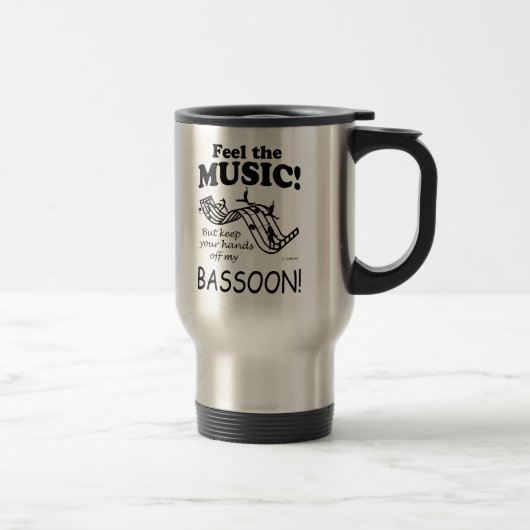 Mug De Voyage Sensation de basson la musique (Droit)