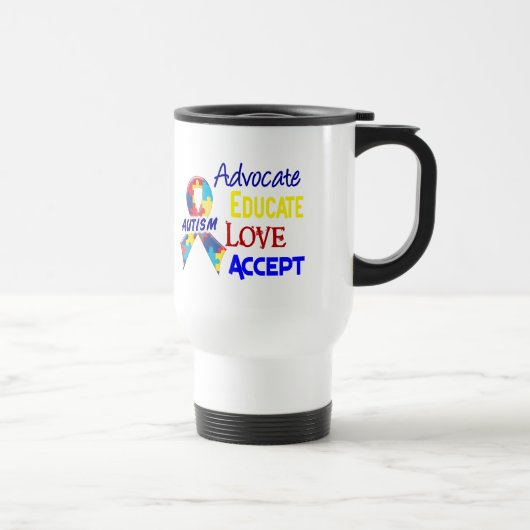 Mug De Voyage Sensibilisation sur l'autisme (Droite)