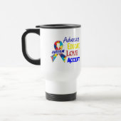Mug De Voyage Sensibilisation sur l'autisme (Gauche)