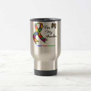 Mug De Voyage Sensibilisation sur l'autisme pour mon petit-fils