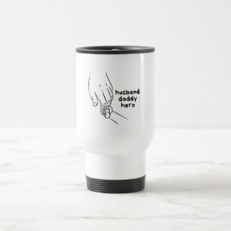 Mug De Voyage Sentimental Family and Love Line Art Illustration