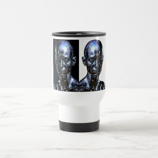 Mug De Voyage Sentinelle Chrome Jumeau (Centre)