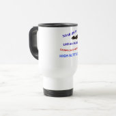 Mug De Voyage S'envoler haut comme un aigle (Devant gauche)
