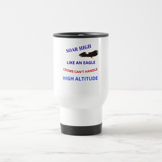 Mug De Voyage S'envoler haut comme un aigle (Centre)