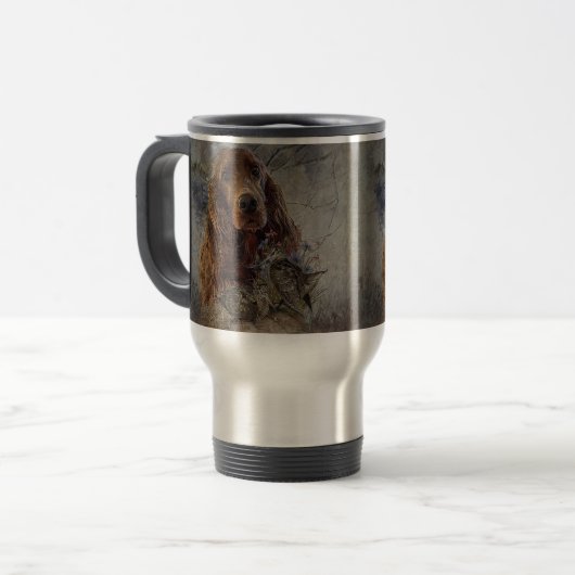 Mug De Voyage Séparateur irlandais avec bécasse (Devant gauche)