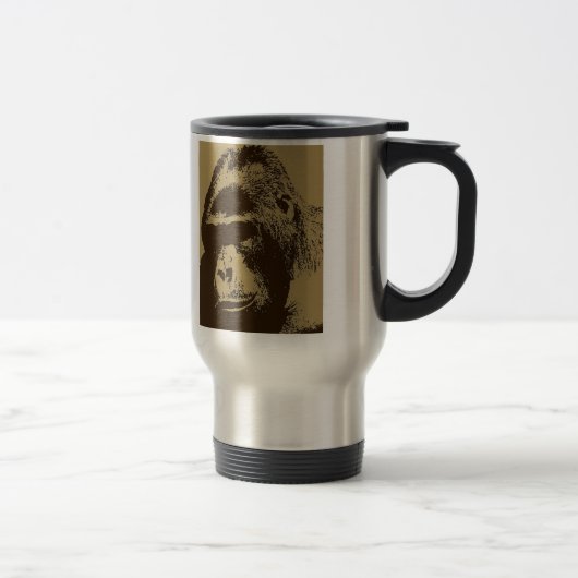 Mug De Voyage Sepia Gorilla (Droit)