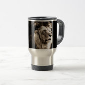 Mug De Voyage Sepia Lion (Devant droit)