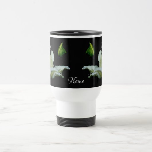 Mug De Voyage Serenity White Rosebud Mots Inspirants (Centre)