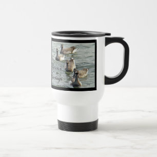 Mug De Voyage Série de Bonnes Fêtes de Bernaches du Canada atlan