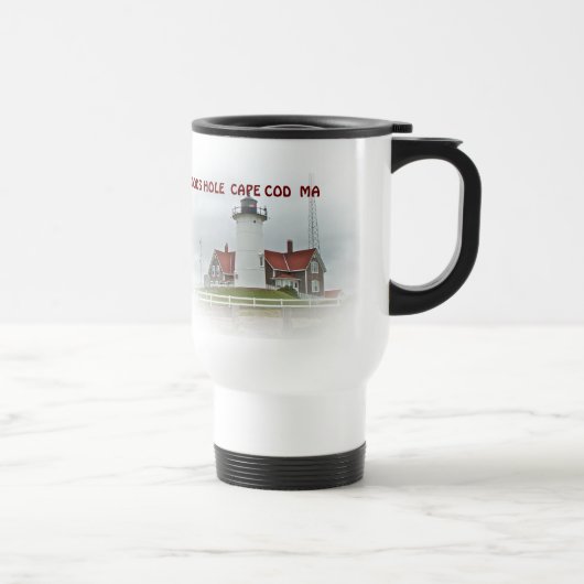 Mug De Voyage Série du phare de Nobska Point (Droite)