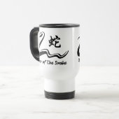 Mug De Voyage Serpent chinois de zodiaque (Devant gauche)