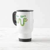 Mug De Voyage Serpent de sifflement de sifflement (Devant gauche)