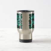 Mug De Voyage Serpent Wild Me Impression Brown et Turquoise (Centre)
