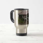 Mug De Voyage Shack dans Alsaka avec l'isolation de gazon (Devant gauche)
