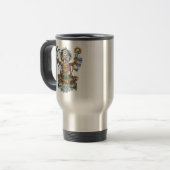 Mug De Voyage Shaman, guerrier aztèque (Devant gauche)