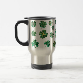 Mug De Voyage Shamrock 3D Clover Feuilles chanceux