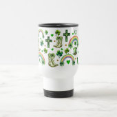 Mug De Voyage Shamrock de la Saint Patrick Clover - Lucky & Fest (Centre)