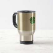 Mug De Voyage Shamrock irlandais chic (Devant gauche)