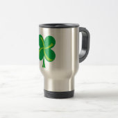 Mug De Voyage Shamrock vert (Devant droit)