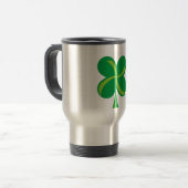 Mug De Voyage Shamrock vert (Devant gauche)
