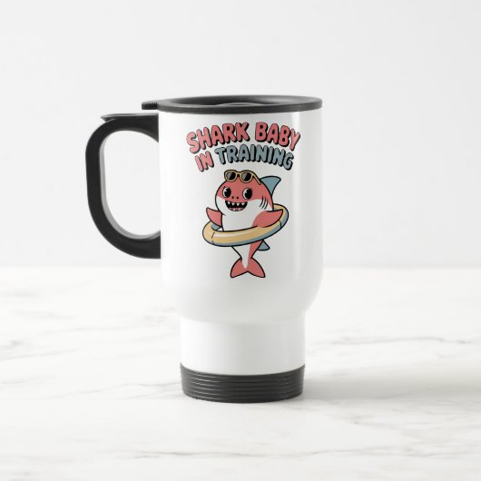 Mug De Voyage Shark Baby in Training | Kids (Gauche)
