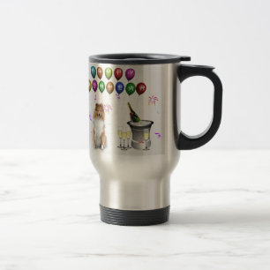Mug De Voyage Sheltie Dog Bonne année