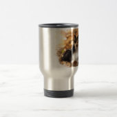 Mug De Voyage Sheltie Shetland Sheepdog Art Peinture (Centre)