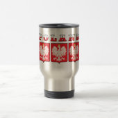 Mug De Voyage Shields de Poland Eagle (Centre)