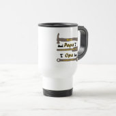 Mug De Voyage Si papa ne peut pas le réparer, c'est marrant (Devant droit)