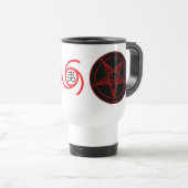 MUG DE VOYAGE SIGILE DE BAPHOMET (Devant droit)