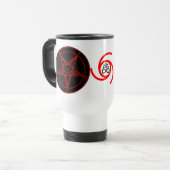 MUG DE VOYAGE SIGILE DE BAPHOMET (Devant gauche)