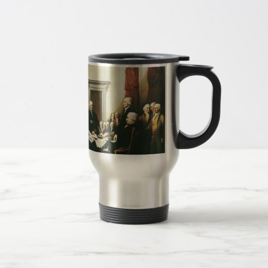MUG DE VOYAGE SIGNATURE DE LA DÉCLARATION D'INDÉPENDANCE (Droit)