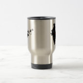 Mug De Voyage Signe de paix à la mode de l'Inde avec la carte (Centre)