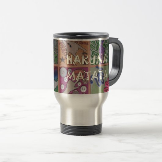 Mug De Voyage Signe Hakuna Matata - Impression (Devant droit)