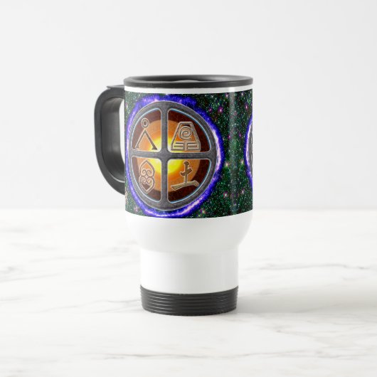 Mug De Voyage Signes de terre (Devant gauche)