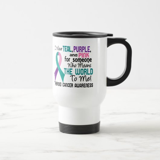 Mug De Voyage Signifie le monde à moi le cancer de la thyroïde 2 (Droite)