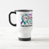 Mug De Voyage Signifie le monde à moi le cancer de la thyroïde 2 (Gauche)
