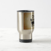 Mug De Voyage Silhouette à deux chats (Centre)
