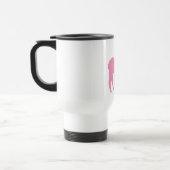 Mug De Voyage Silhouette d'alpaga (dans le rose) (Gauche)
