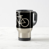 Mug De Voyage silhouette de bicyclette (Devant droit)