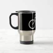 Mug De Voyage silhouette de bicyclette (Gauche)