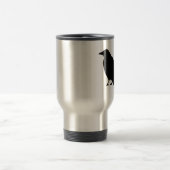 Mug De Voyage Silhouette de corneille (Centre)
