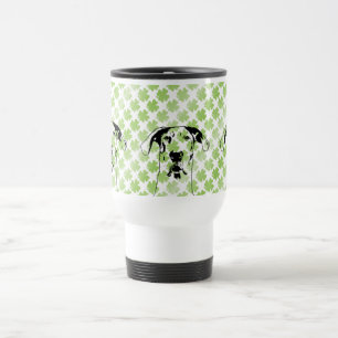 Mug De Voyage Silhouette de great dane de St Patrick - baron
