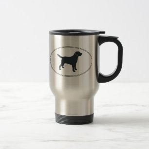Mug De Voyage Silhouette de labrador retriever