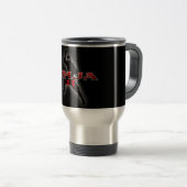 Mug De Voyage Silhouette de Ninja (Devant droit)