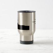 Mug De Voyage Silhouette de plate-forme de forage (Centre)